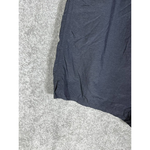 Vintage Speedo SPELLOUT Swim Trunks Mens Size XL Black Blue Pockets Drawstring - Picture 6 of 11